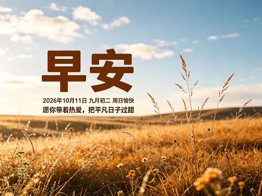 秋临九月初二,愿烟火常伴,家人安康万事宁-第4张图片-四季读书网