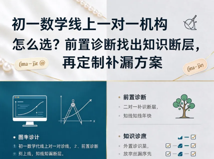 初一数学线上一对一机构怎么选?轻学知前置诊断定位断层定制补漏方案-第1张图片-四季读书网
