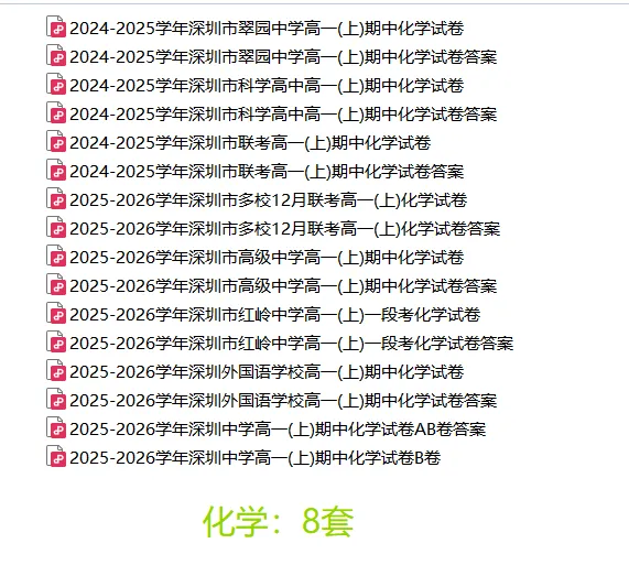 [最新汇总]深圳高一上学期9科期中真题汇总-第9张图片-四季读书网