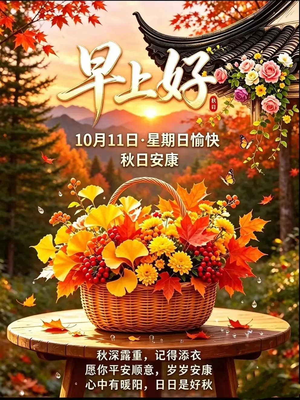 农历九月初二!秋高气爽,愿你身体安康,阖家和睦,事事顺心,日日欢喜.-第1张图片-四季读书网