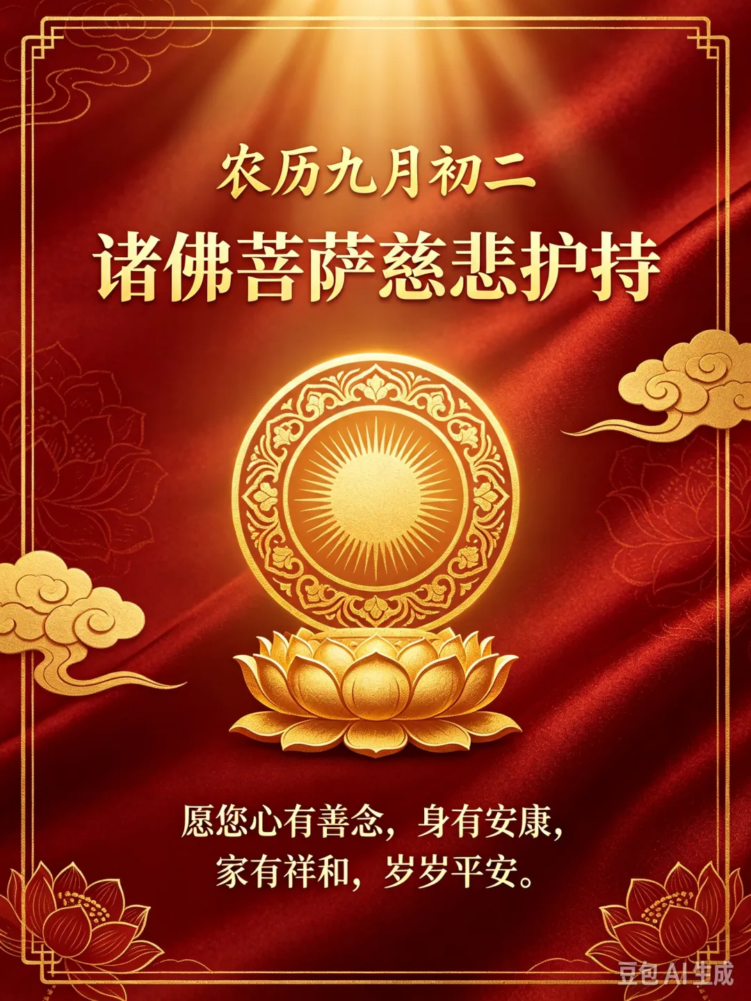农历九月初二,快来收下诸佛菩萨给你的祝福-第1张图片-四季读书网 农历九月初二,快来收下诸佛菩萨给你的祝福-第1张图片-四季读书网