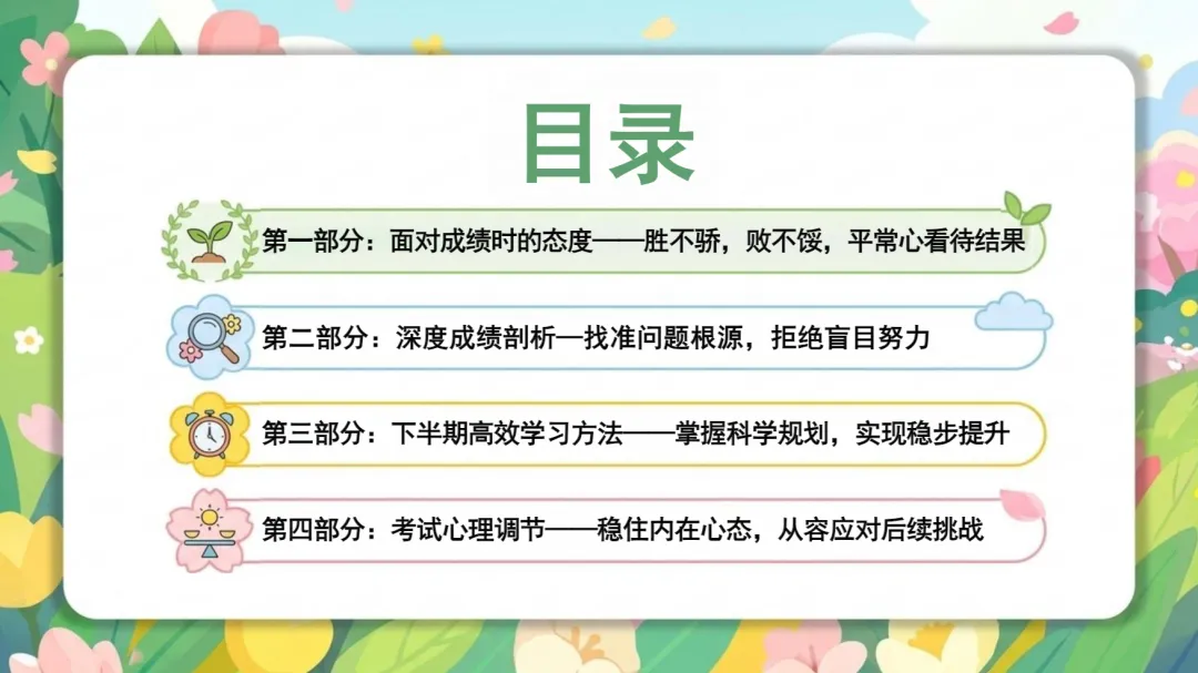 期中考后状态调节:复盘蓄力,向阳前行-第3张图片-四季读书网