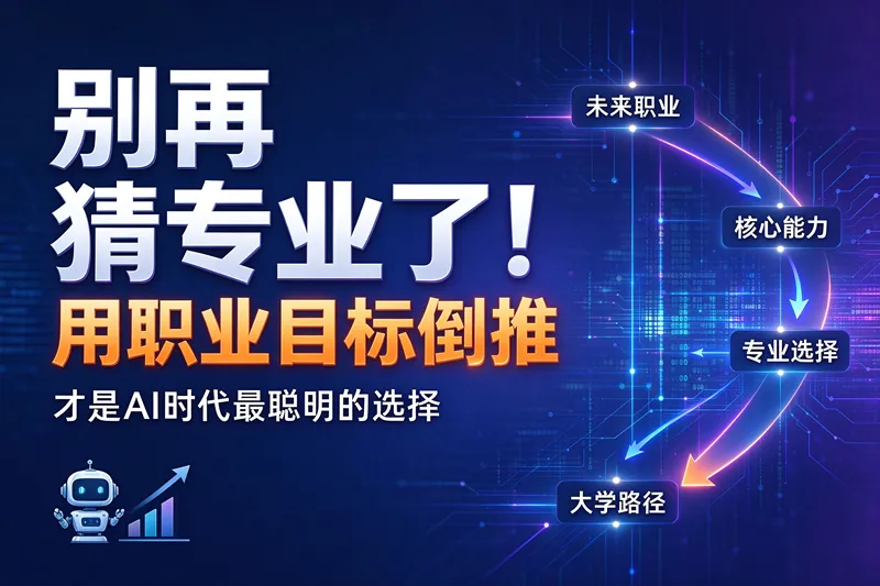 高考志愿填报大变革:别再“猜”专业了!用职业目标倒推,才是AI时代最聪明的选择-第2张图片-四季读书网