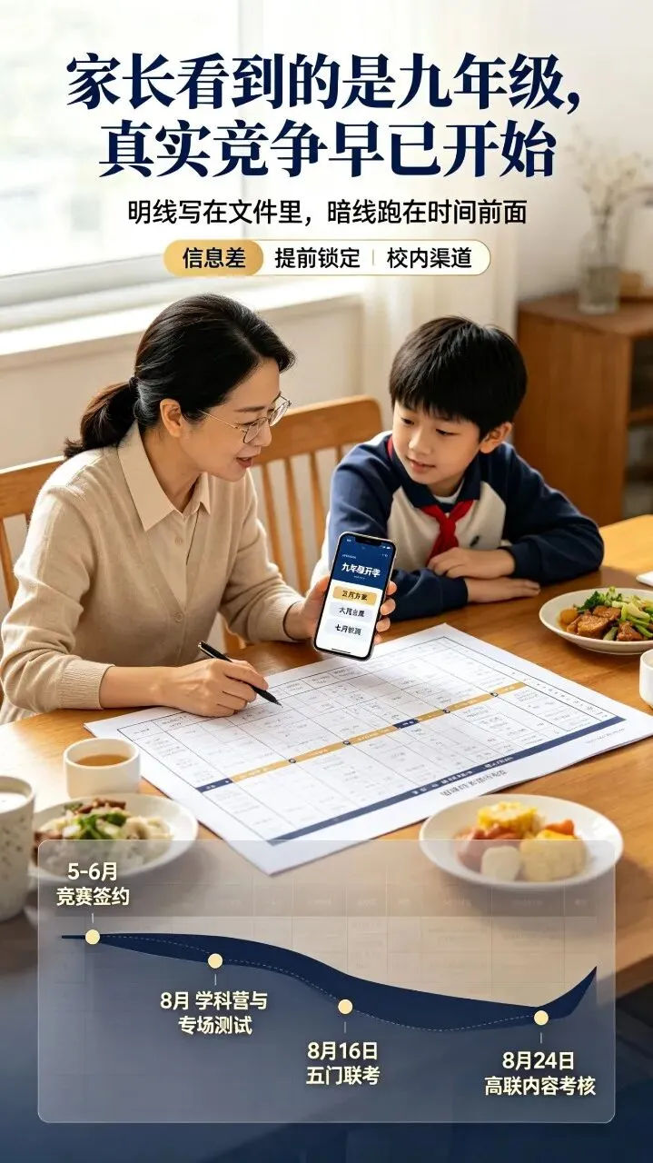 上海中考自招:一条明线,一条暗线,很多家长只看见了一半-第2张图片-四季读书网