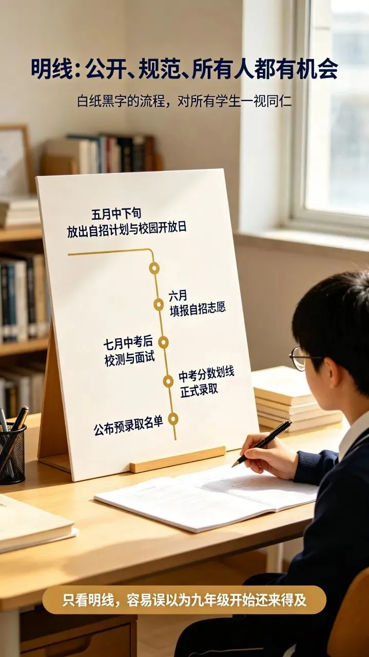 上海中考自招:一条明线,一条暗线,很多家长只看见了一半-第3张图片-四季读书网