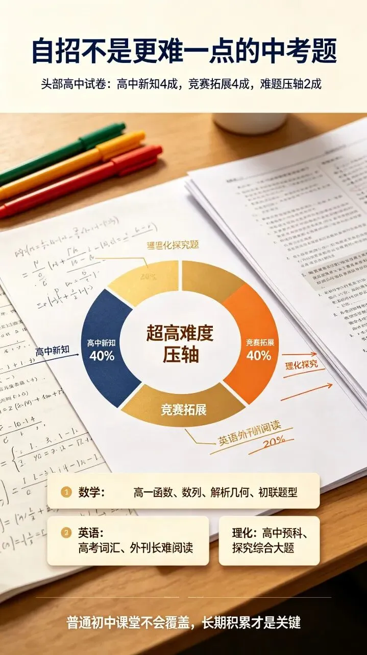 上海中考自招:一条明线,一条暗线,很多家长只看见了一半-第7张图片-四季读书网