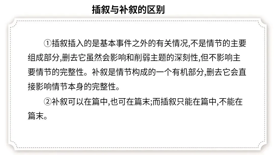 【2027届高考语文一轮复习.小说阅读专题】分析小说的叙事艺术(情节手法)课件-第21张图片-四季读书网