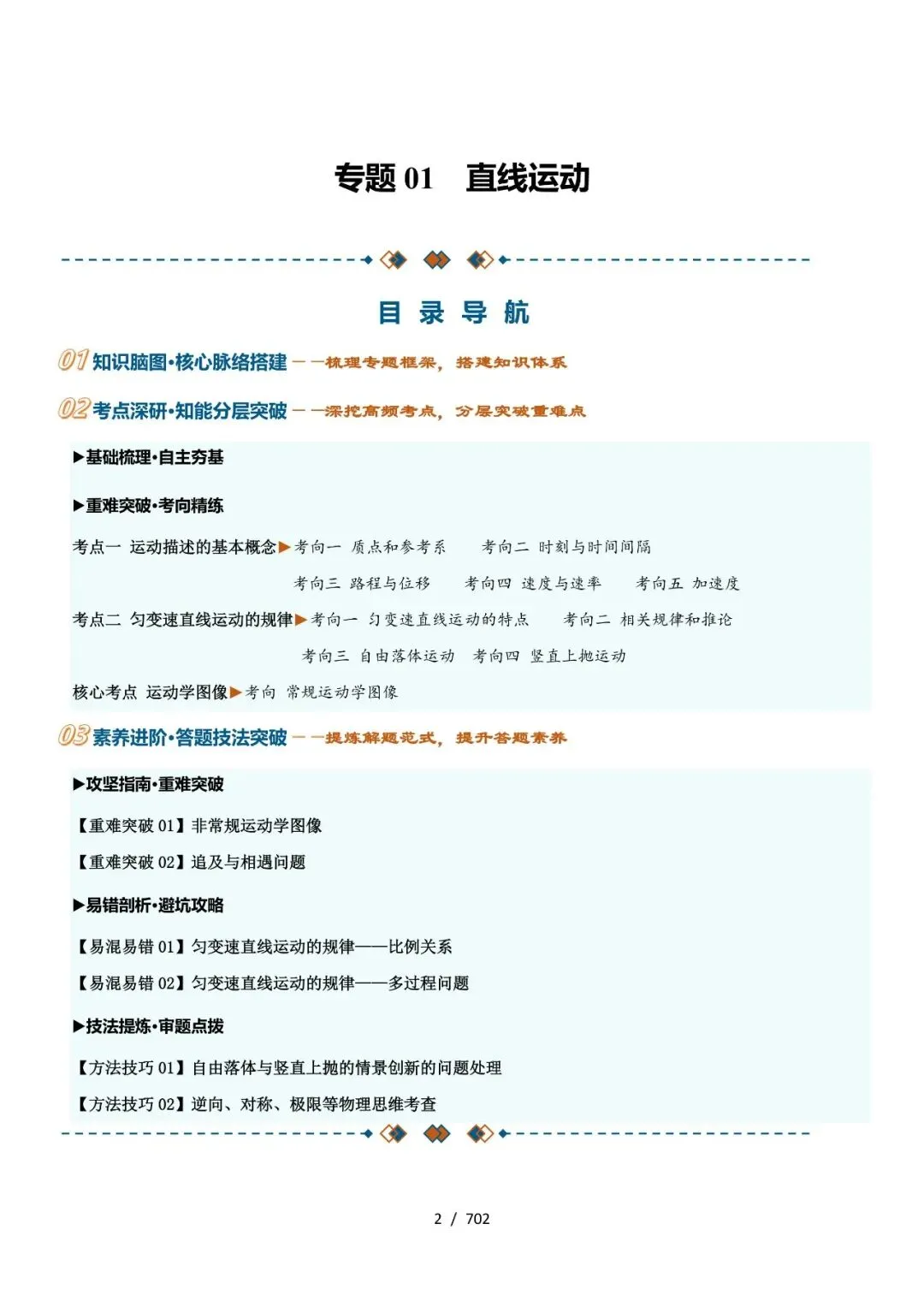 2027版高考物理知识清单(702页)-第2张图片-四季读书网 2027版高考物理知识清单(702页)-第2张图片-四季读书网