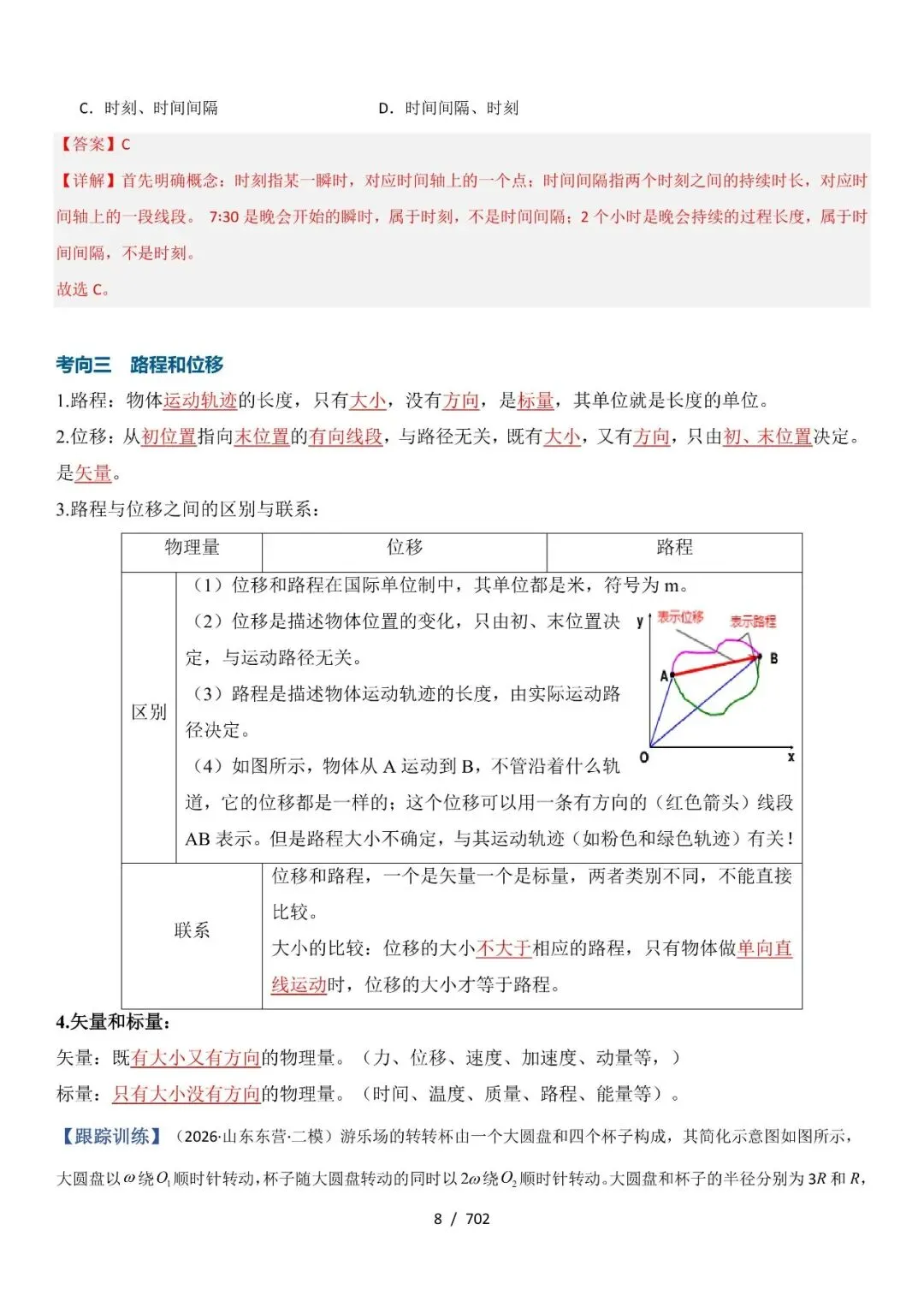 2027版高考物理知识清单(702页)-第8张图片-四季读书网 2027版高考物理知识清单(702页)-第8张图片-四季读书网