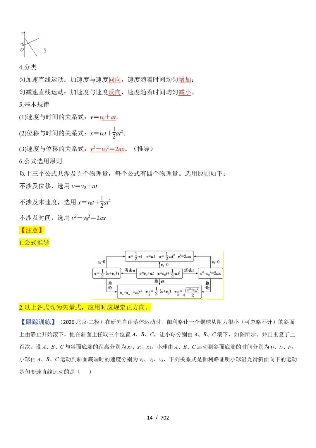 2027版高考物理知识清单(702页)-第14张图片-四季读书网 2027版高考物理知识清单(702页)-第14张图片-四季读书网