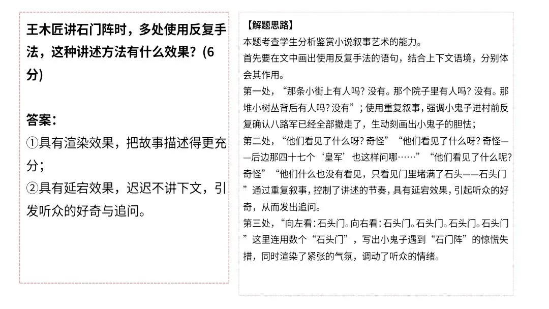 【2027届高考语文一轮复习.小说阅读专题】分析小说的叙事艺术(情节手法)课件-第59张图片-四季读书网