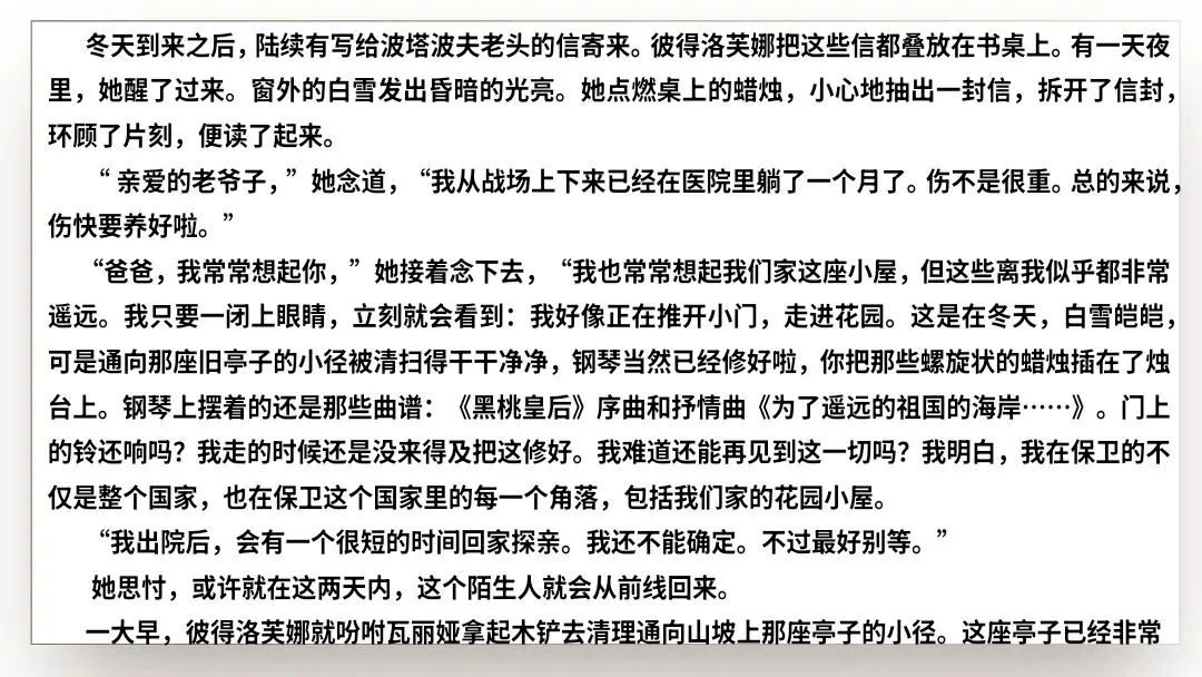 【2027届高考语文一轮复习.小说阅读专题】分析小说的叙事艺术(情节手法)课件-第61张图片-四季读书网