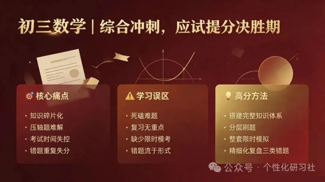初一松懈、初二滑坡、初三崩盘!初中数学三年避坑攻略-第10张图片-四季读书网