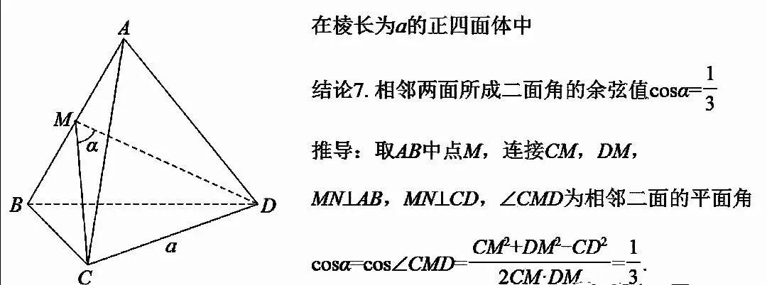 高考数学正四面体中考频最高六大核心结论-第11张图片-四季读书网