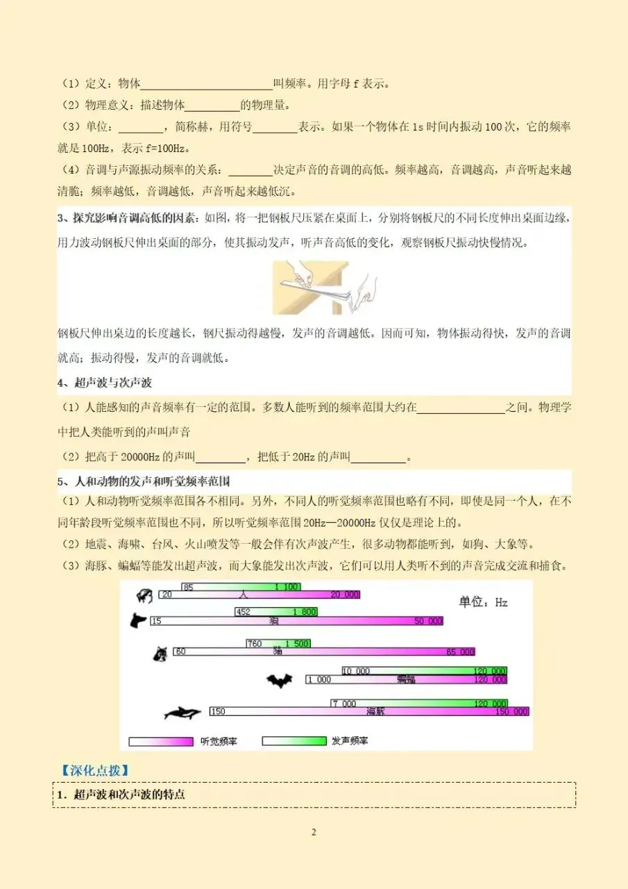 初二八年级上册物理人教版全册同步讲义(学生版+教师版)2026年新版教材,电子版可下载打印-第3张图片-四季读书网 初二八年级上册物理人教版全册同步讲义(学生版+教师版)2026年新版教材,电子版可下载打印-第3张图片-四季读书网