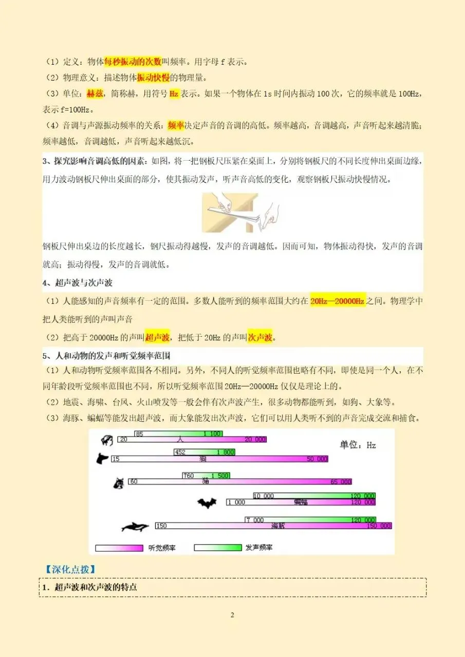 初二八年级上册物理人教版全册同步讲义(学生版+教师版)2026年新版教材,电子版可下载打印-第8张图片-四季读书网 初二八年级上册物理人教版全册同步讲义(学生版+教师版)2026年新版教材,电子版可下载打印-第8张图片-四季读书网