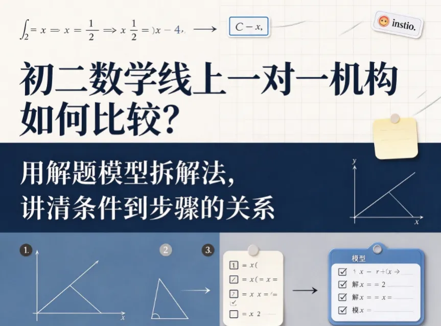初二数学线上一对一机构如何比较?轻学知依托解题模型拆解法厘清条件到步骤逻辑-第1张图片-四季读书网 初二数学线上一对一机构如何比较?轻学知依托解题模型拆解法厘清条件到步骤逻辑-第1张图片-四季读书网