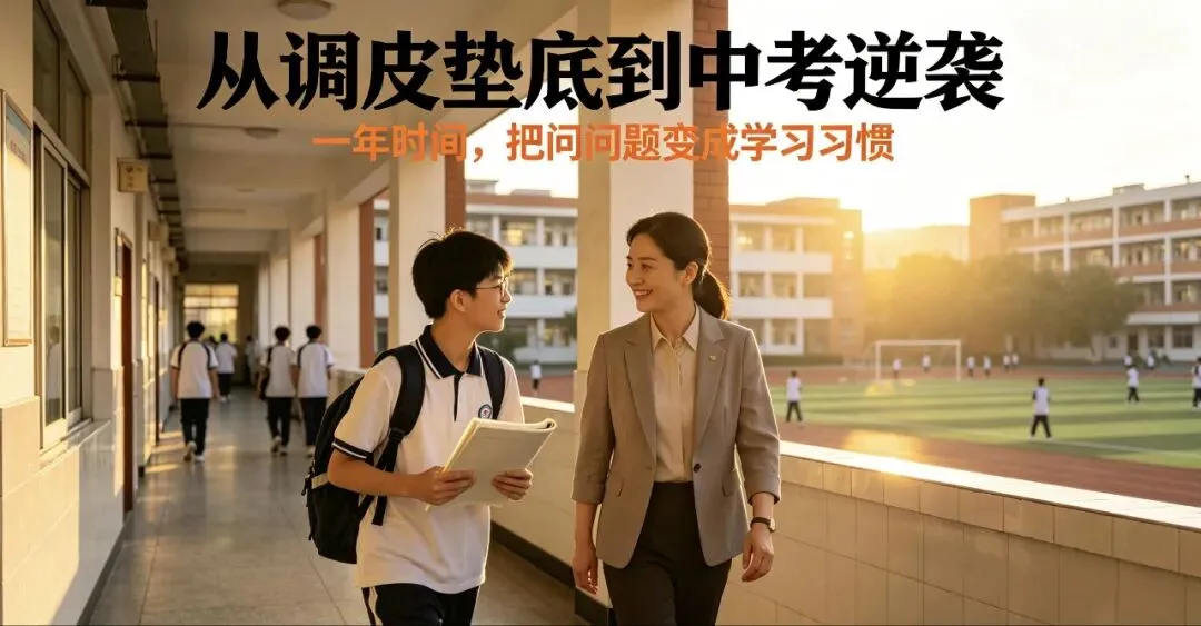 初二调皮垫底,初三追着问问题,一年实现中考逆袭-第1张图片-四季读书网