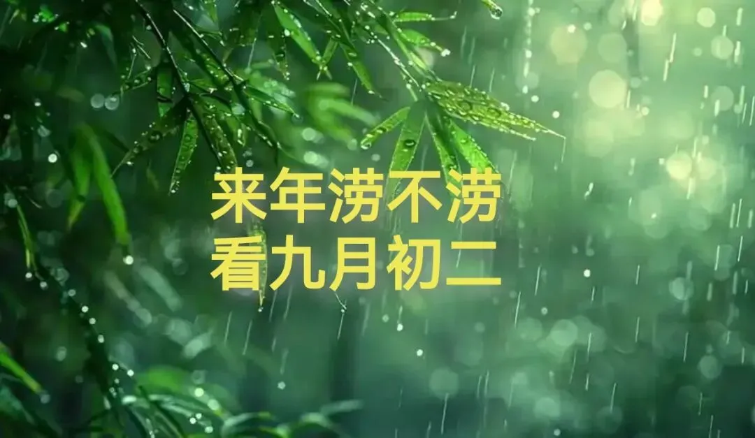 “来年涝不涝,看九月初二”,今日九月初二,下雨预示明年雨多吗?早了解-第5张图片-四季读书网 “来年涝不涝,看九月初二”,今日九月初二,下雨预示明年雨多吗?早了解-第5张图片-四季读书网