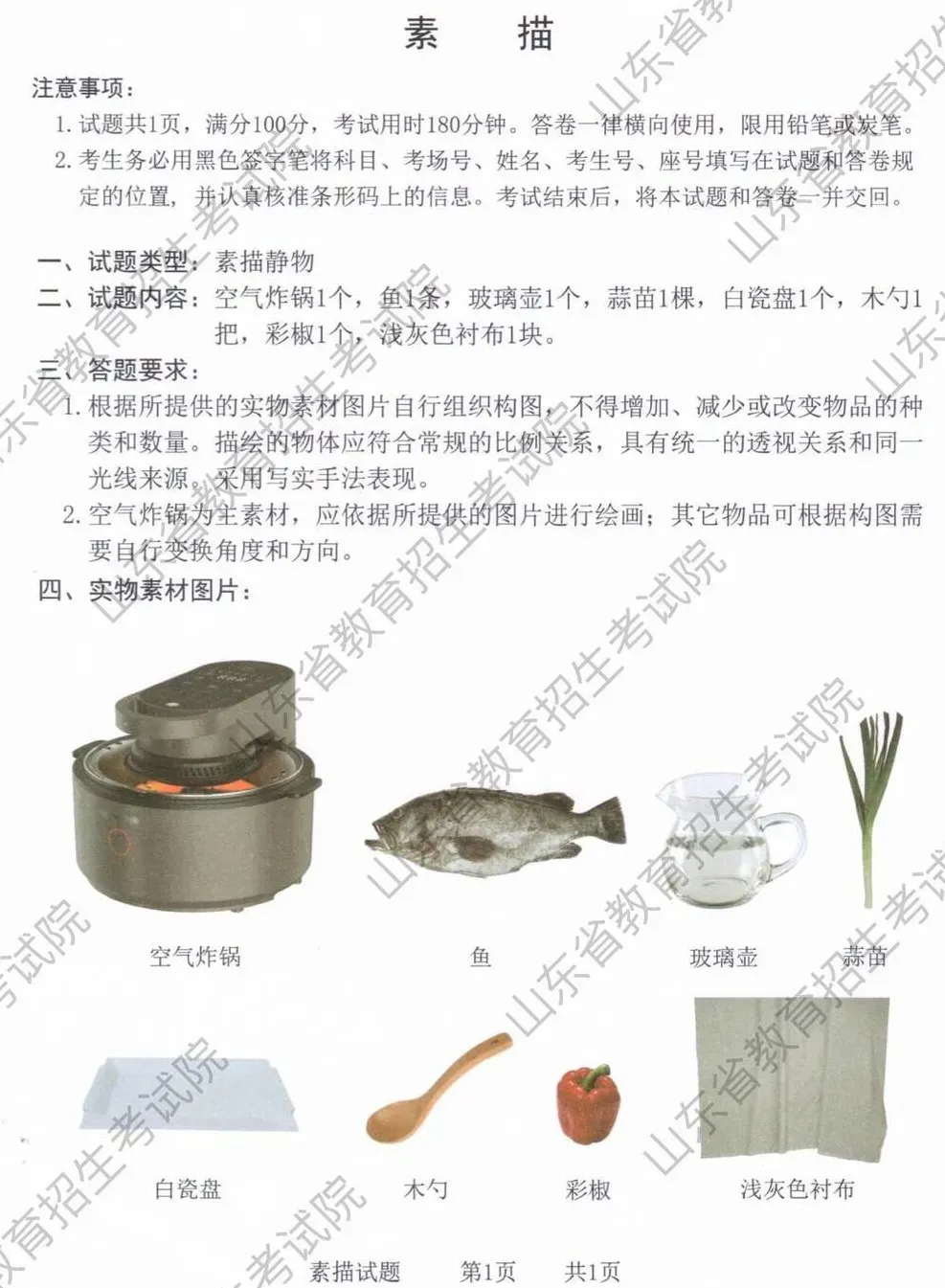 2026全国29省美术联考真题汇总-第51张图片-四季读书网