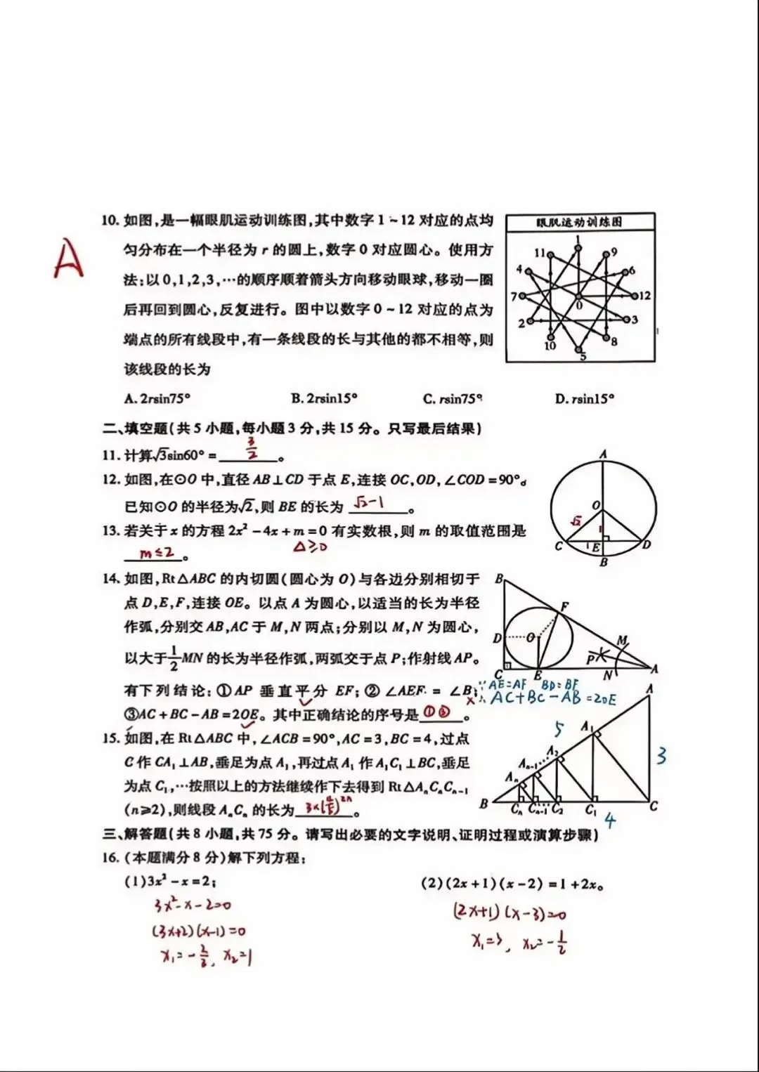 2025潍坊上学期九年级数学期中试卷-第3张图片-四季读书网