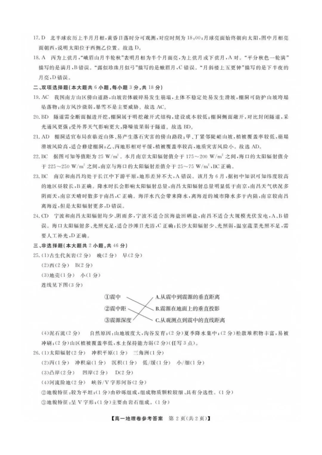 高一强基联盟全科试卷分享!-第109张图片-四季读书网