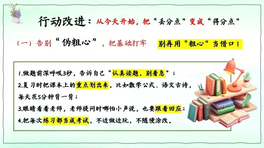 月考/期中考后分析,厉害的班主任都在上这节班会课(附课件)-第15张图片-四季读书网 月考/期中考后分析,厉害的班主任都在上这节班会课(附课件)-第15张图片-四季读书网