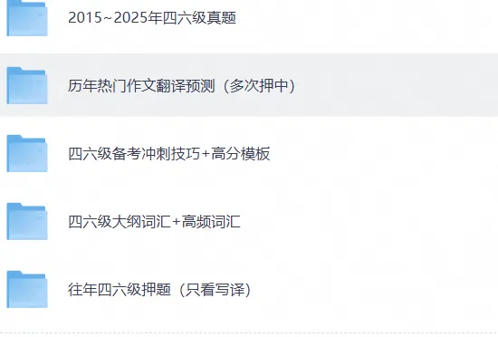 四六级真题等学习资料,无偿分享-第1张图片-四季读书网