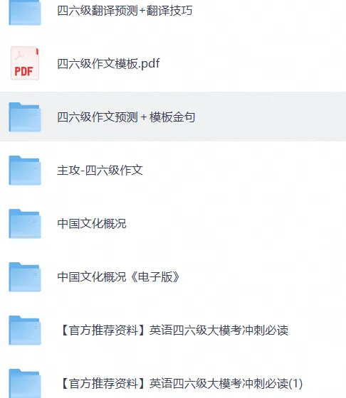 四六级真题等学习资料,无偿分享-第3张图片-四季读书网
