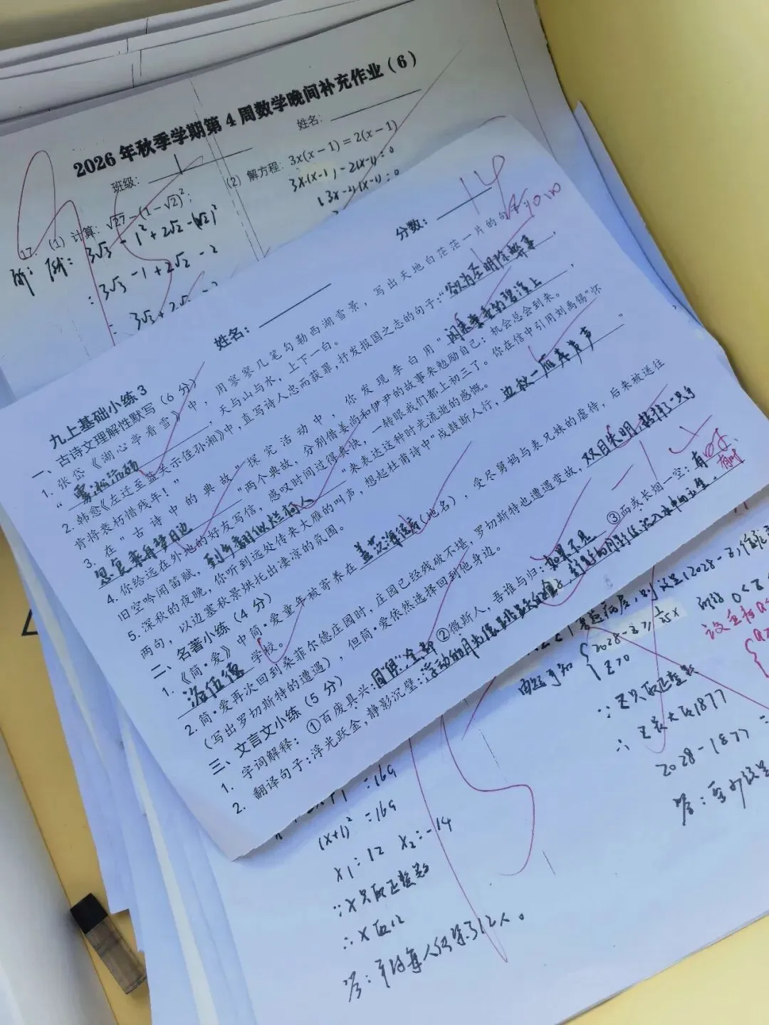 从一堆试卷里翻出的一张作文纸,感受到一丝美好-第1张图片-四季读书网