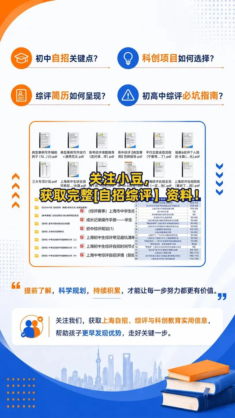 升学规划|上海中考综评填报开始啦-第11张图片-四季读书网