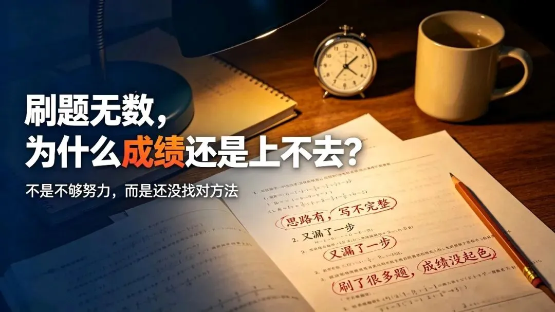  刷题无数成绩依旧上不去?初一、初三学生真实求助,这些方法才是提分关键-第1张图片-四季读书网