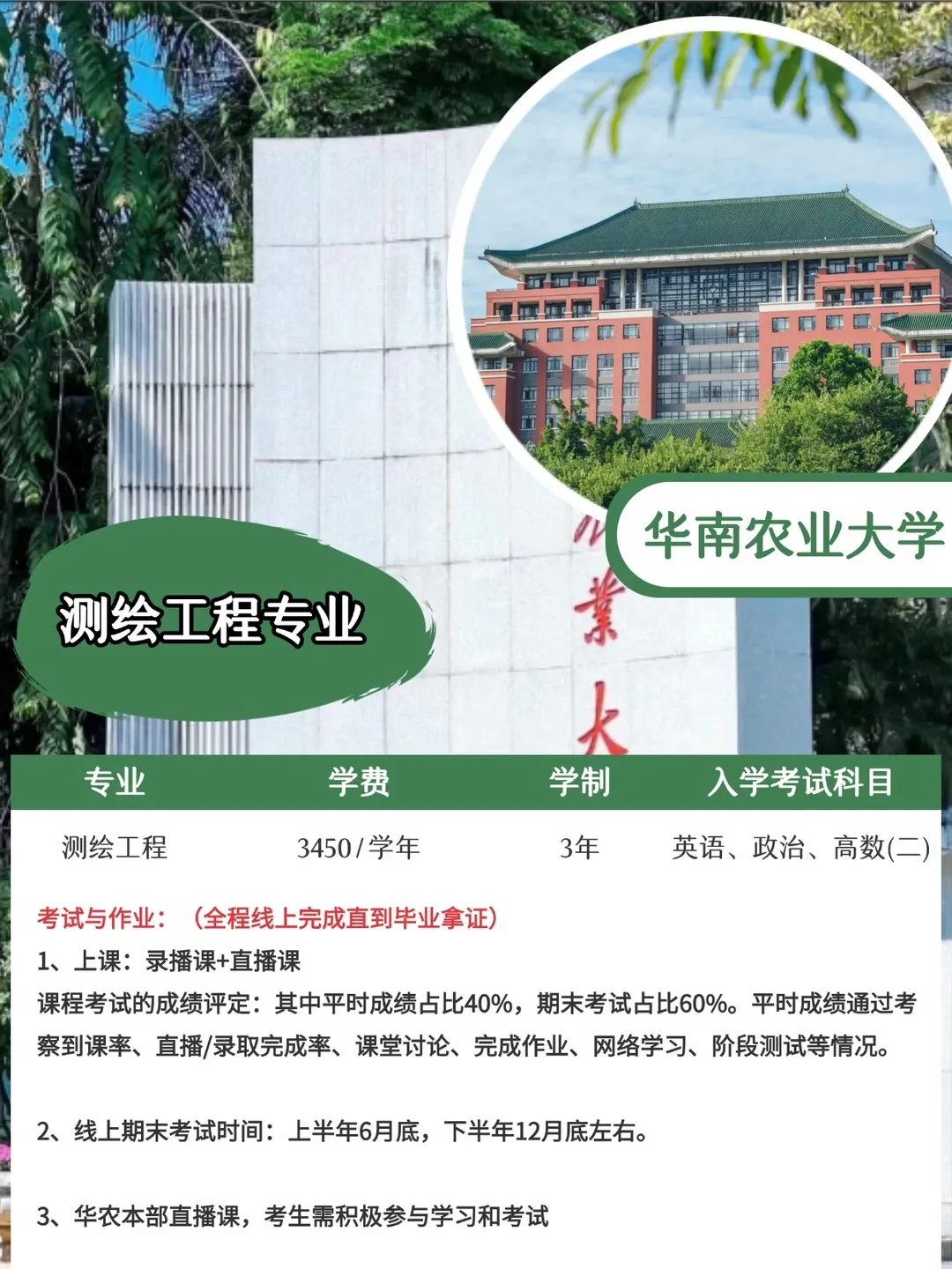 广东成人高考测绘工程考什么?一文带您了解全指南,附招生院校!-第6张图片-四季读书网