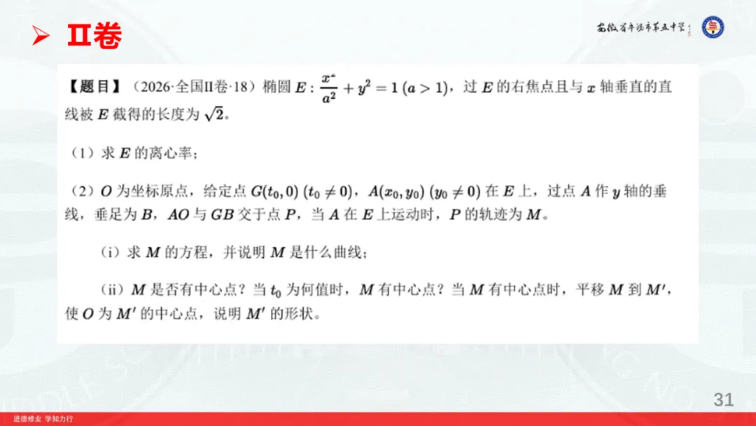 对2026高考数学解析几何深入挖掘-第31张图片-四季读书网