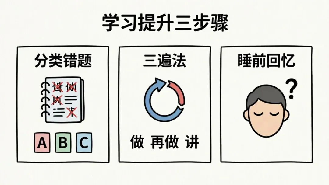 初三最后几个月,别再把时间浪费在刷题上!这3件事才是提分关键-第3张图片-四季读书网