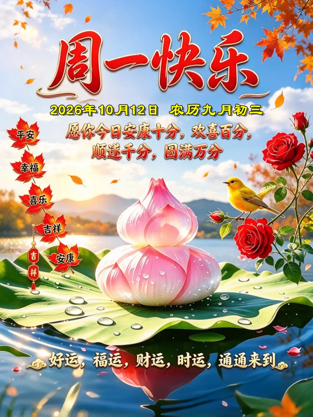 农历九月初三,秋夜星光温柔,愿你衣食无忧,心安常乐,万事顺遂,守禄积福,好运常伴-第3张图片-四季读书网