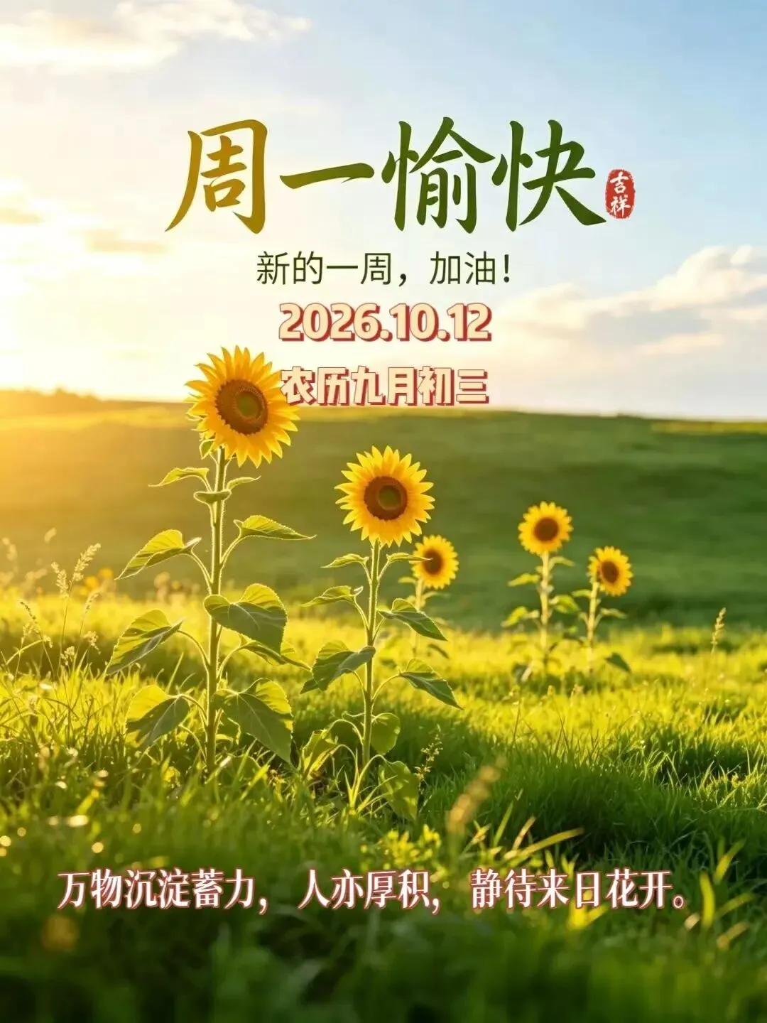 诗词丨九月初三,深秋时节,祝你生活顺畅,所遇皆美好,所愿皆成真,收获满满,活出精彩的人生-第5张图片-四季读书网