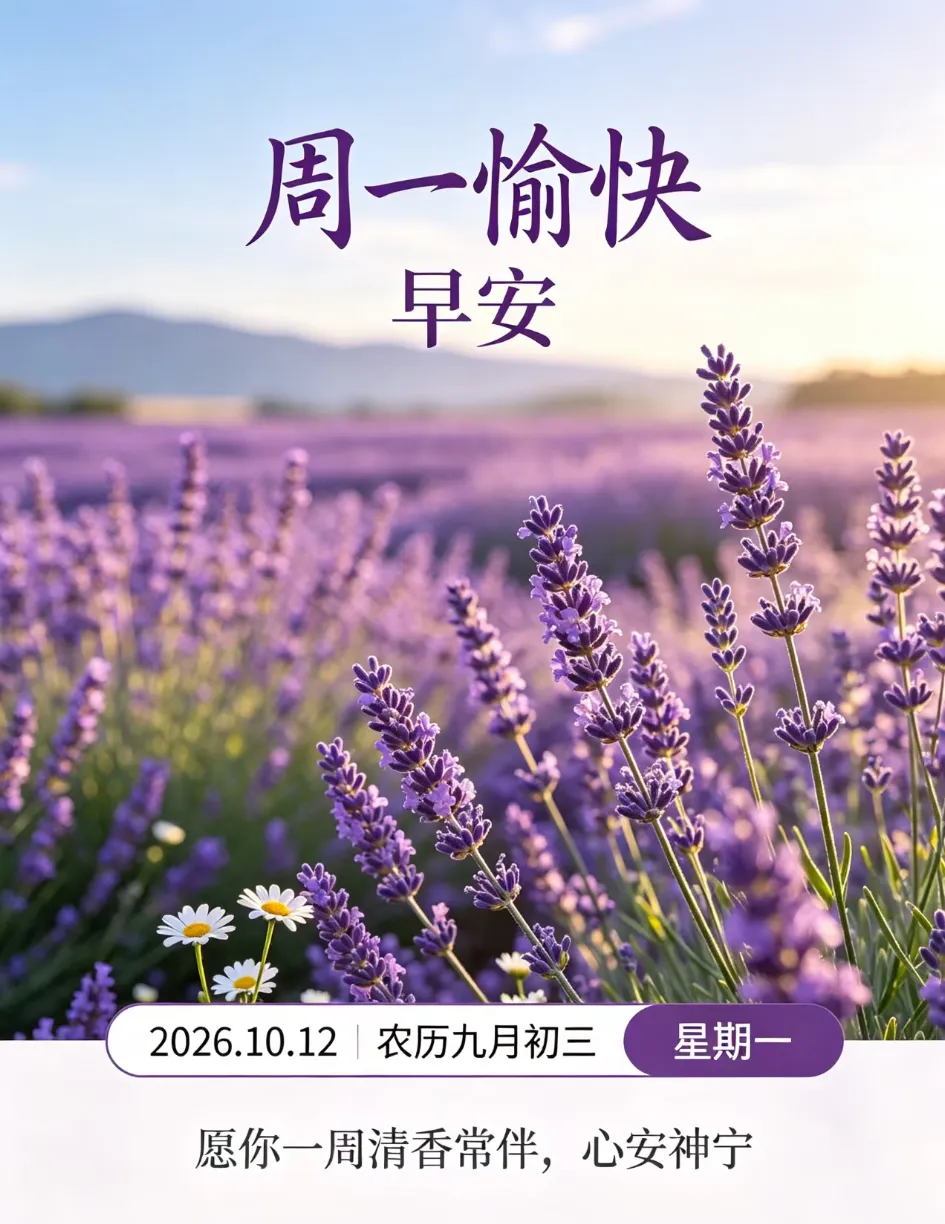 诗词丨九月初三,金秋送福,祝你福运绵长,平安喜乐,万事皆称心,生活幸福美满-第2张图片-四季读书网