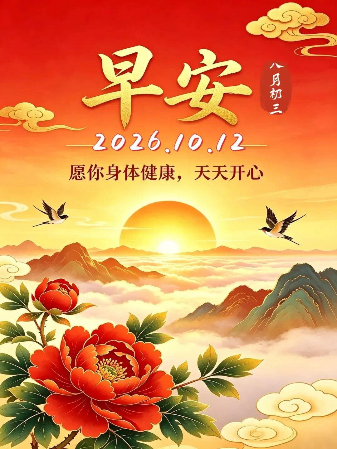 九月初三,新周愉快,愿您深秋安好,风清气爽,生活和和美美,所有美好都如期而至,早安-第4张图片-四季读书网