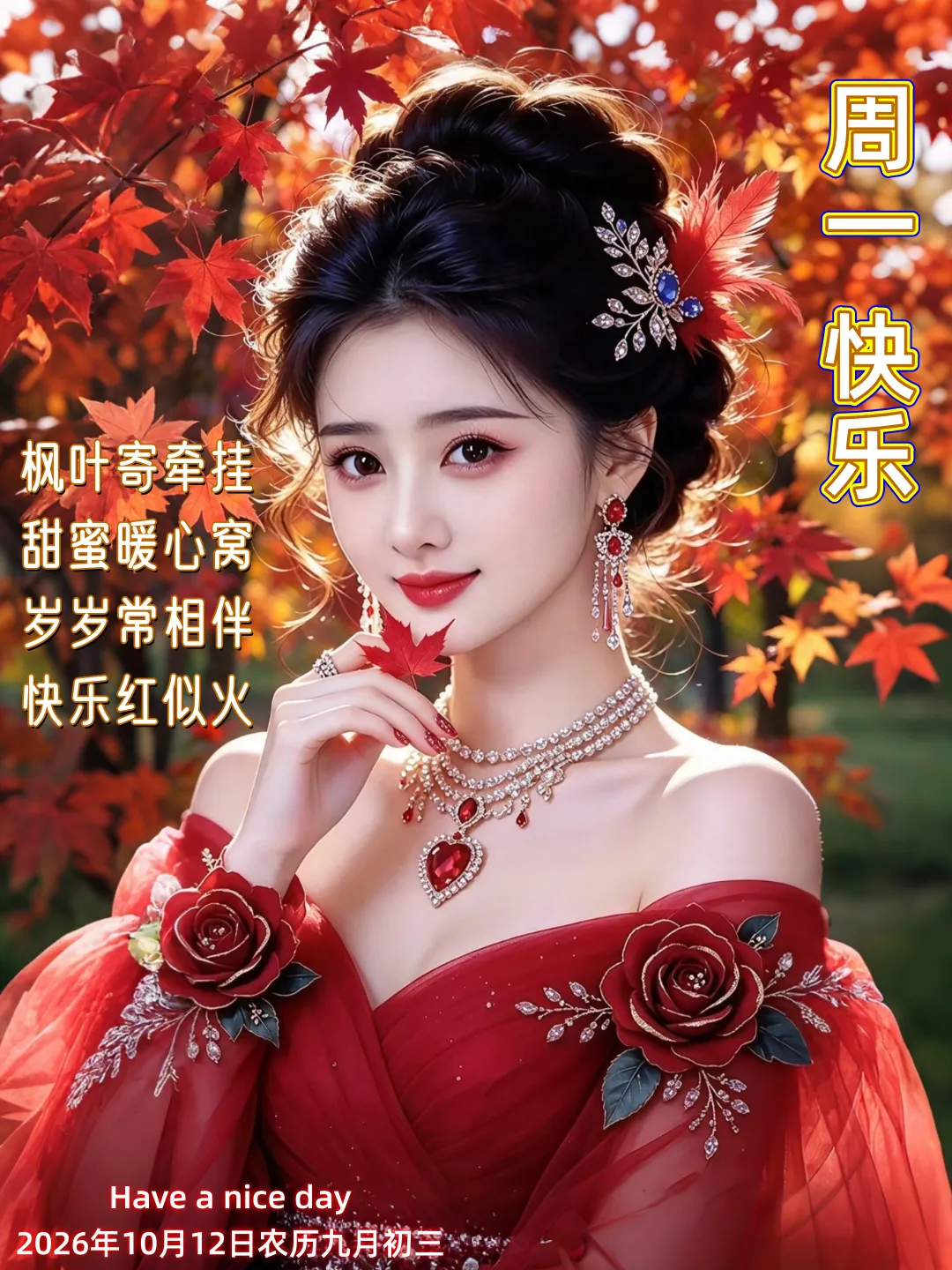 2026年10月12日农历九月初三周一早安,精彩创意祝福语、最新美图精选;愿美好和幸福永远属于您-第7张图片-四季读书网 2026年10月12日农历九月初三周一早安,精彩创意祝福语、最新美图精选;愿美好和幸福永远属于您-第7张图片-四季读书网