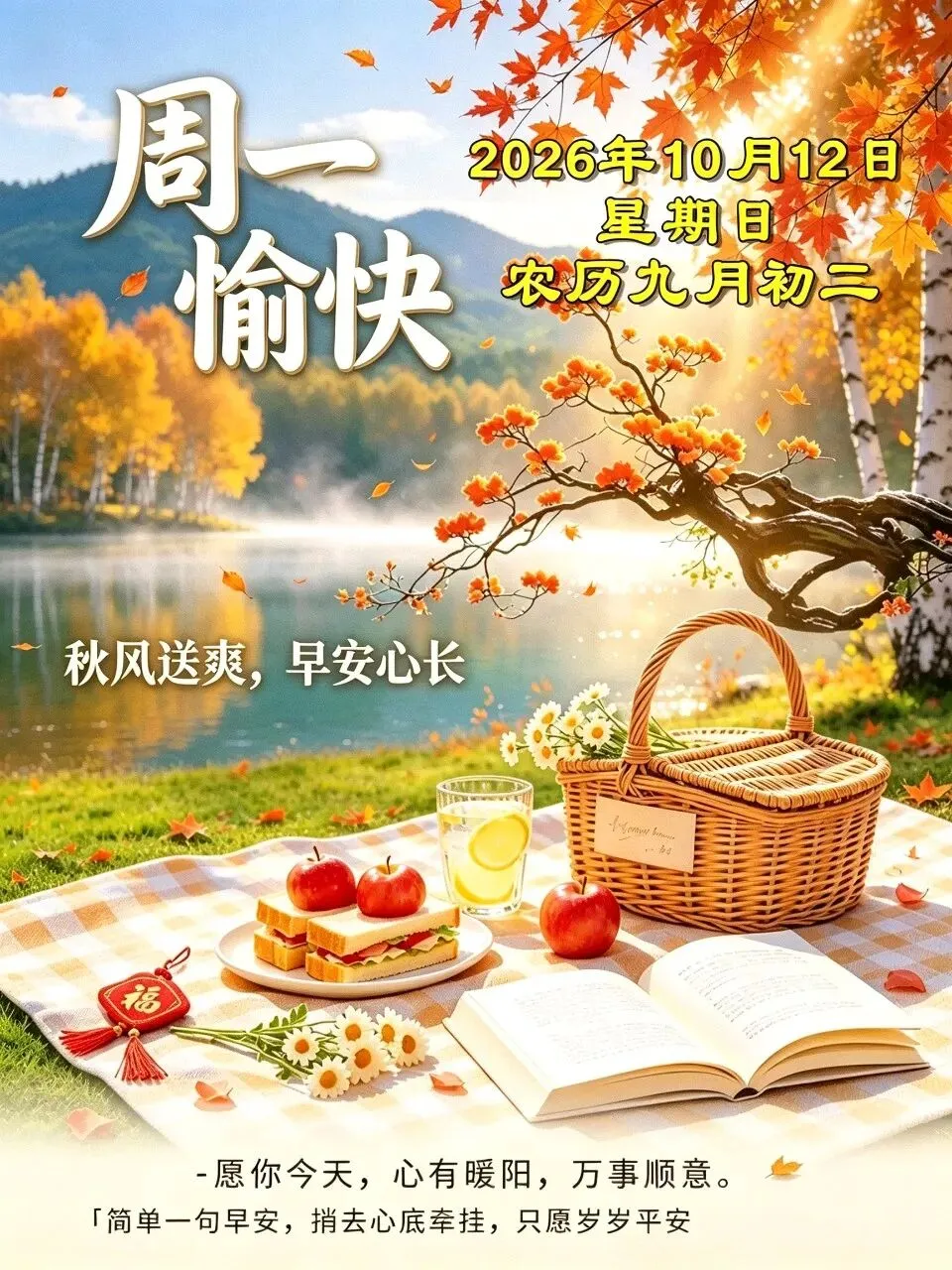 农历九月初三 | 寒露深秋意渐浓,愿你三阳开泰,身心俱暖,事事皆如意-第1张图片-四季读书网