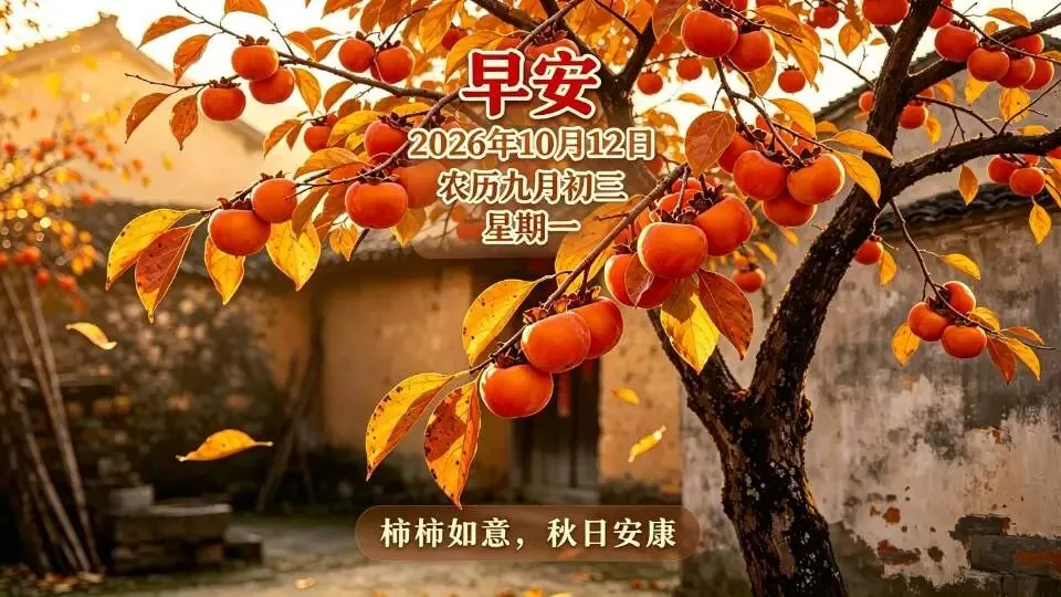 今日农历九月初三,早安!愿您收好福气,日子安稳有滋味!-第1张图片-四季读书网