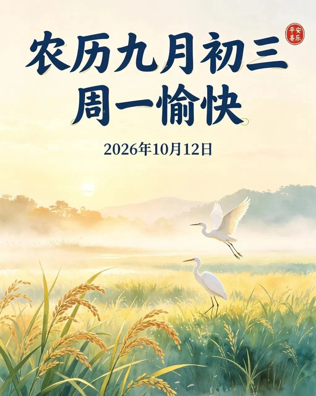 农历九月初三,愿您清霜携福而至,弯月伴君安然,岁岁身常健,年年万事圆.-第3张图片-四季读书网
