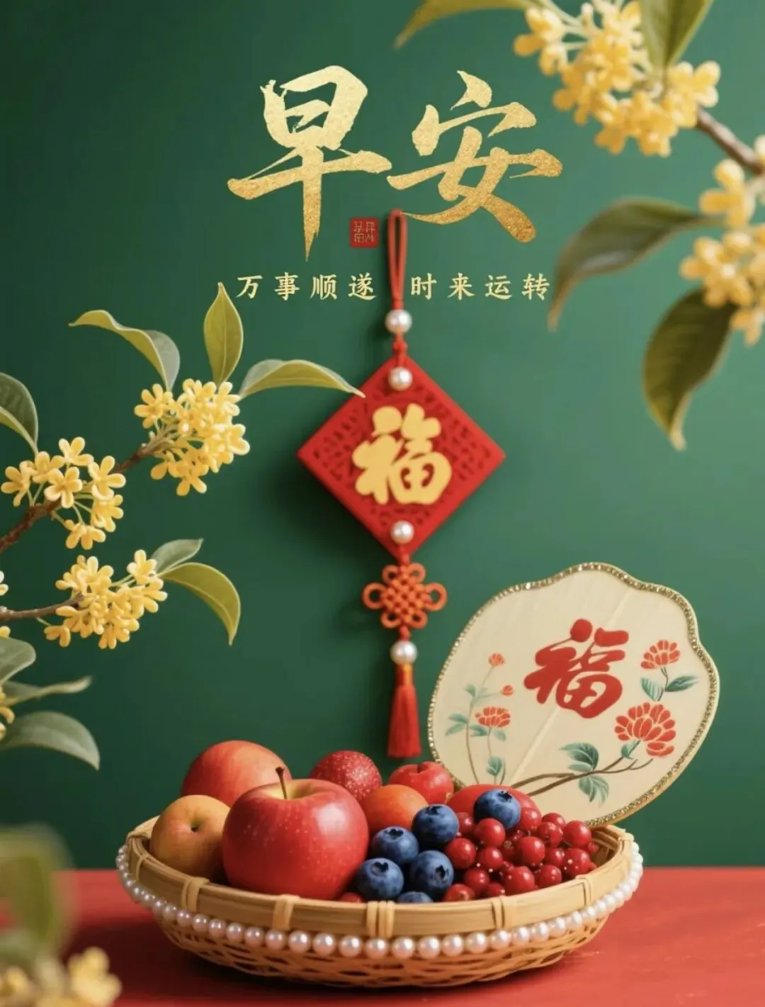 2026年10月12日 农历九月初三·周一早安!爆款祝福语+绝美图片:成长就像秋天的庄稼,你急着去收割,反而容易折断-第2张图片-四季读书网