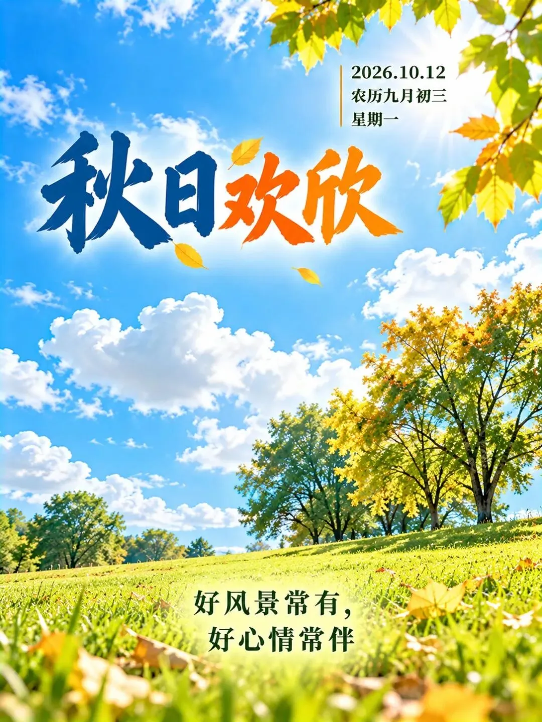 诗词分享 | 农历九月初三,祝你周一顺利、心情舒畅、生活多彩、事事称心-第3张图片-四季读书网 诗词分享 | 农历九月初三,祝你周一顺利、心情舒畅、生活多彩、事事称心-第3张图片-四季读书网