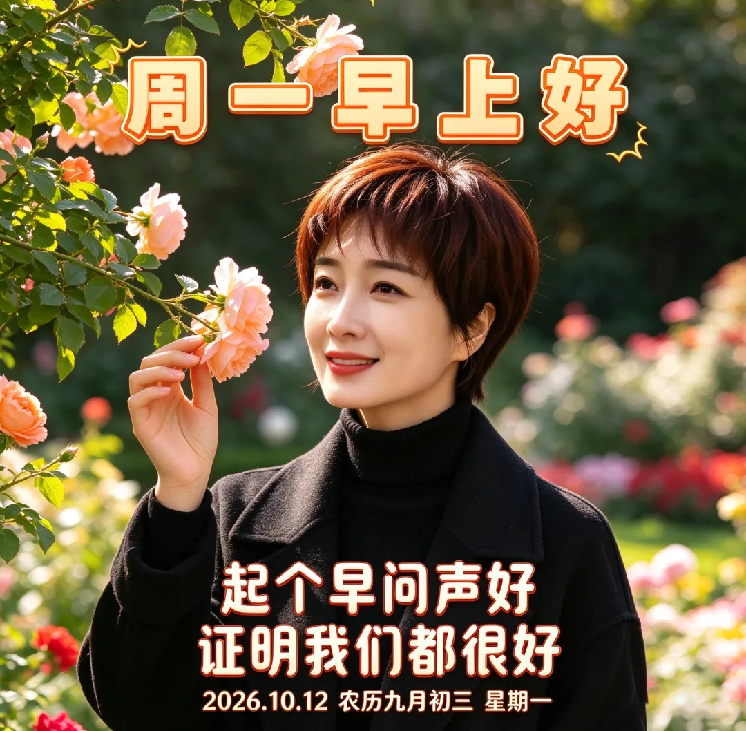 2026年10月12日 农历九月初三 周一早上好 周一早安图片 星期一早安祝福美图-第12张图片-四季读书网 2026年10月12日 农历九月初三 周一早上好 周一早安图片 星期一早安祝福美图-第12张图片-四季读书网