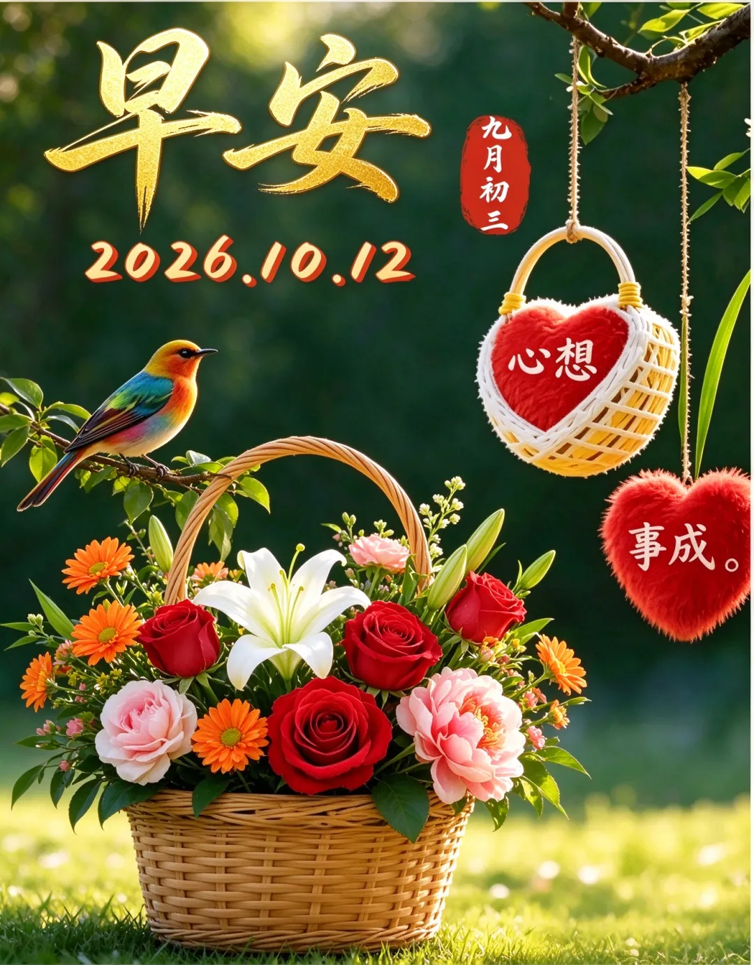 九月初三,深秋时节,祝愿您身康体健,喜乐常伴,周一愉快-第1张图片-四季读书网
