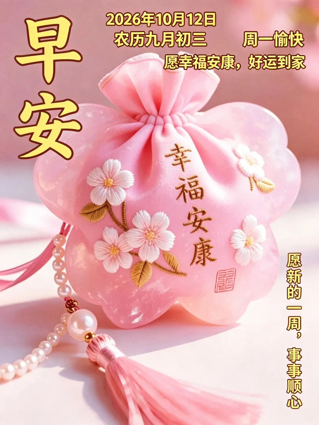 农历九月初三,秋色宜人,愿您心宽体健,福寿安康,岁月静好,万事顺意-第1张图片-四季读书网