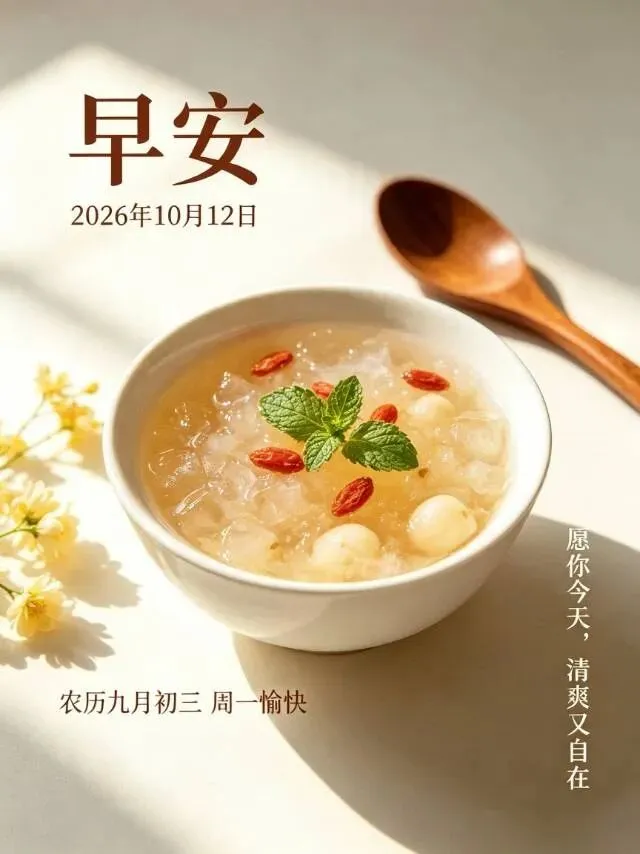今日10月12日,农历九月初三,中老年记得“1要润,2要早,3不做”,秋冬少生病-第2张图片-四季读书网 今日10月12日,农历九月初三,中老年记得“1要润,2要早,3不做”,秋冬少生病-第2张图片-四季读书网