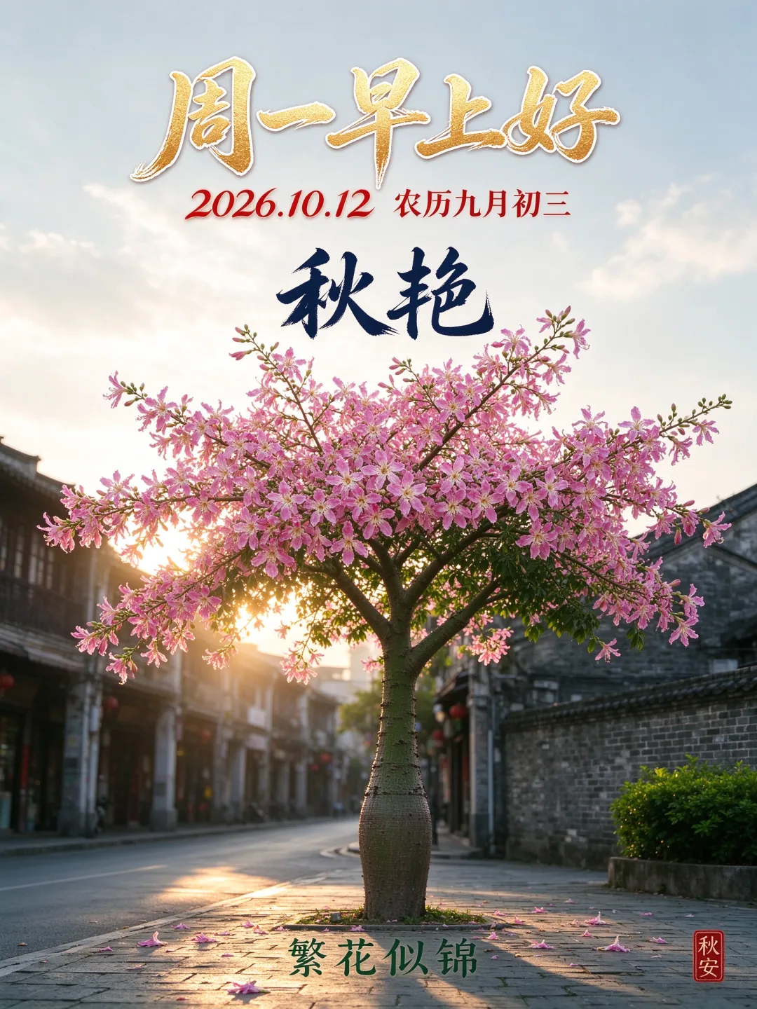 露凉秋深,农历九月初三,添件薄衫,祝愿您饭热茶香,心宽体健,阖家和气,年年有余-第1张图片-四季读书网 露凉秋深,农历九月初三,添件薄衫,祝愿您饭热茶香,心宽体健,阖家和气,年年有余-第1张图片-四季读书网